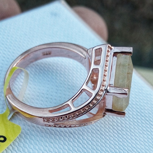 Golden Rutilated Quartz Ring - Picture 3 of 3